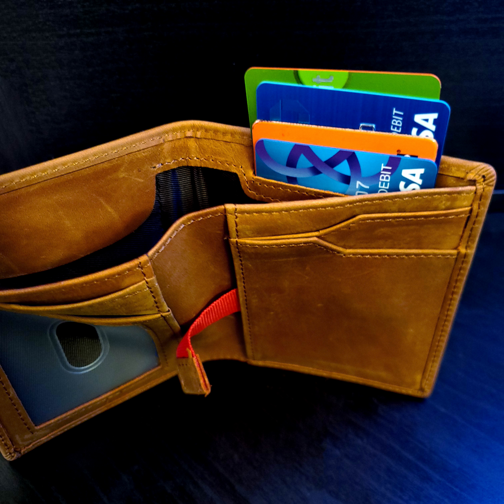 The Tommy Boy | Leather card wallet - Kraken Wallets