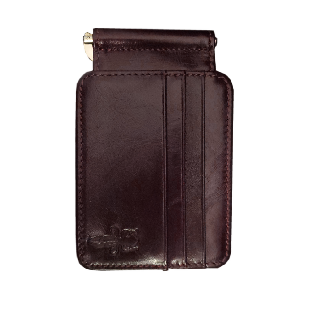 The Jaws  leather money clip wallet